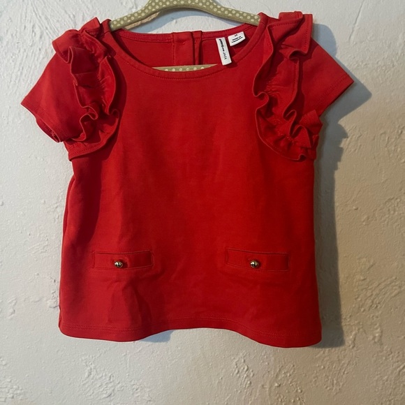 Janie And Jack Red Top - Picture 1 of 4